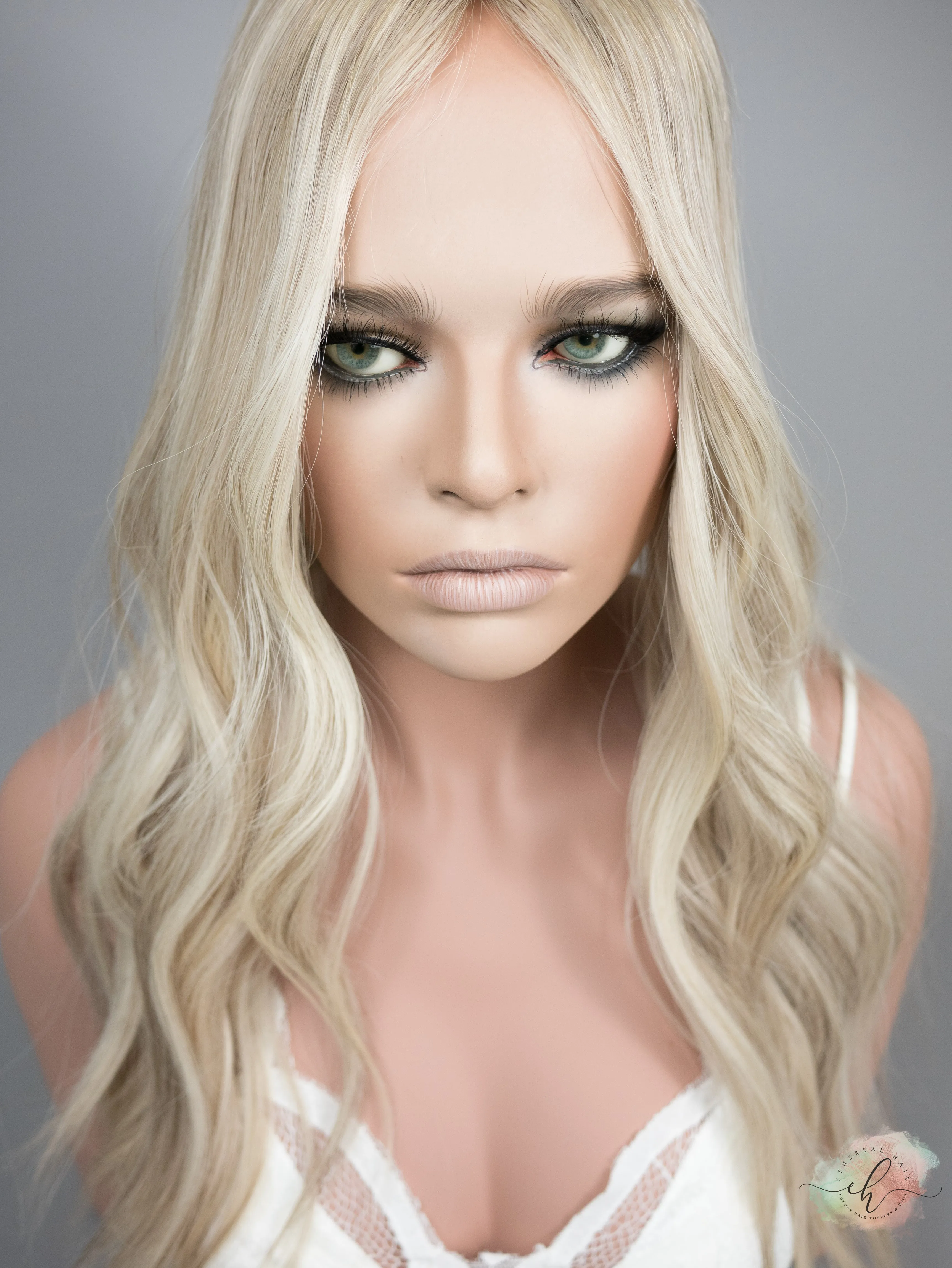 SUMMER SALE “BLAIRE" Premium Topper: Silk Top, 9x9, 24-25"