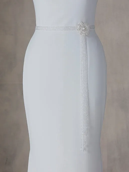 Swarovski Beaded Waist Belt -  Style CINT.508