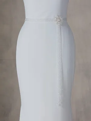 Swarovski Beaded Waist Belt -  Style CINT.508