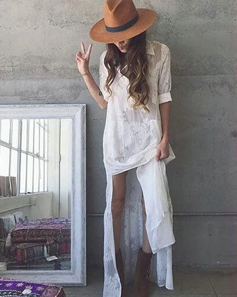 Sweet Pea Lace Maxi
