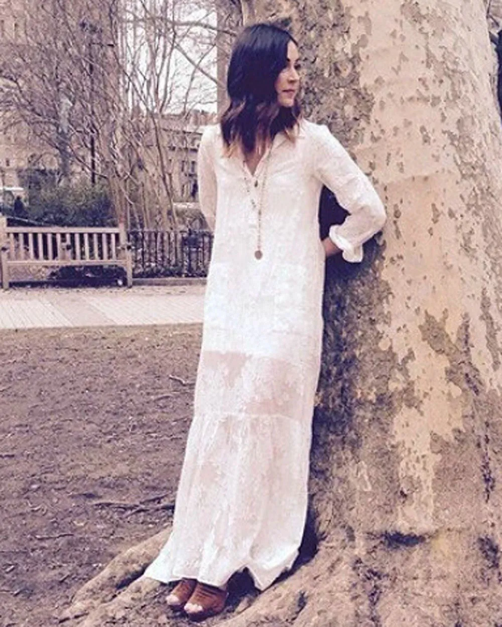 Sweet Pea Lace Maxi