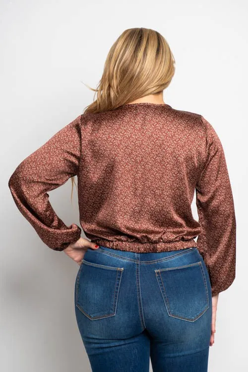 Tali Crop Top - Rust