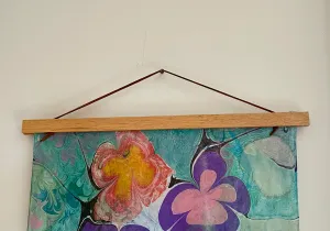 Tapestry holder 15” wide wood.