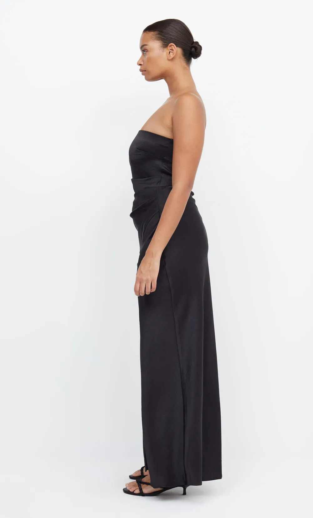 THE DREAMER STRAPLESS DRESS - BLACK