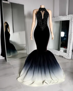 The Ebony Ombré Gown