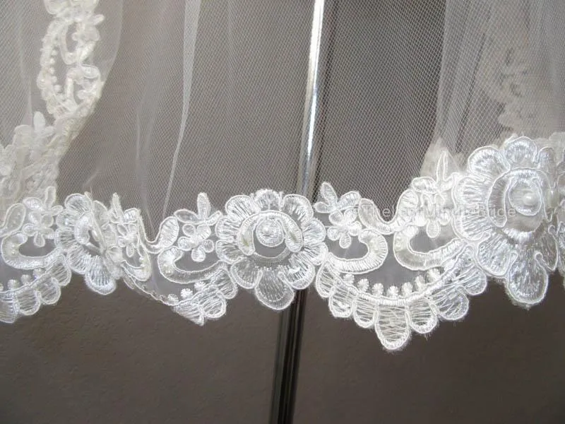 The Last Minute Bride Veil Style #7F-BL