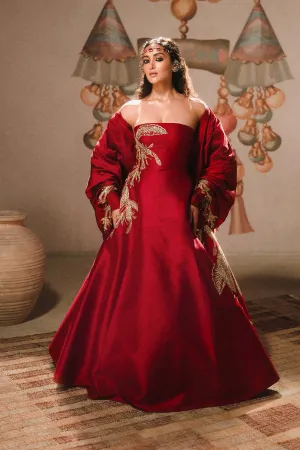 The Paan Pasand Gown[without shrug]