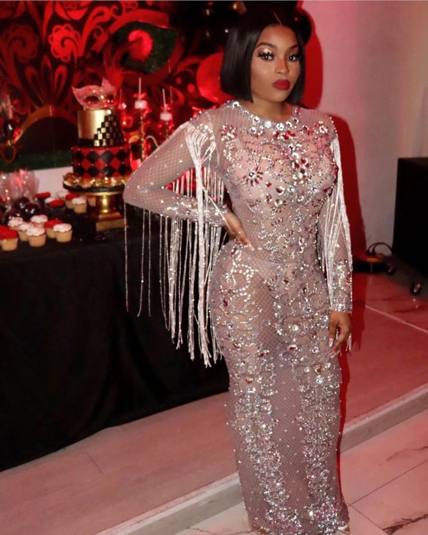 The QUEEN Rhinestone Gown