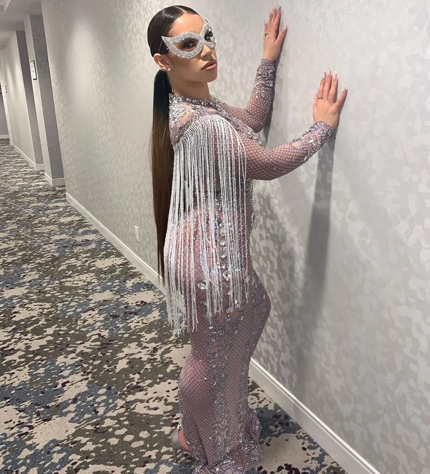The QUEEN Rhinestone Gown