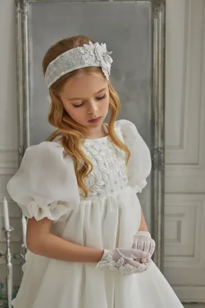 Tie Headband Veil for First Communion