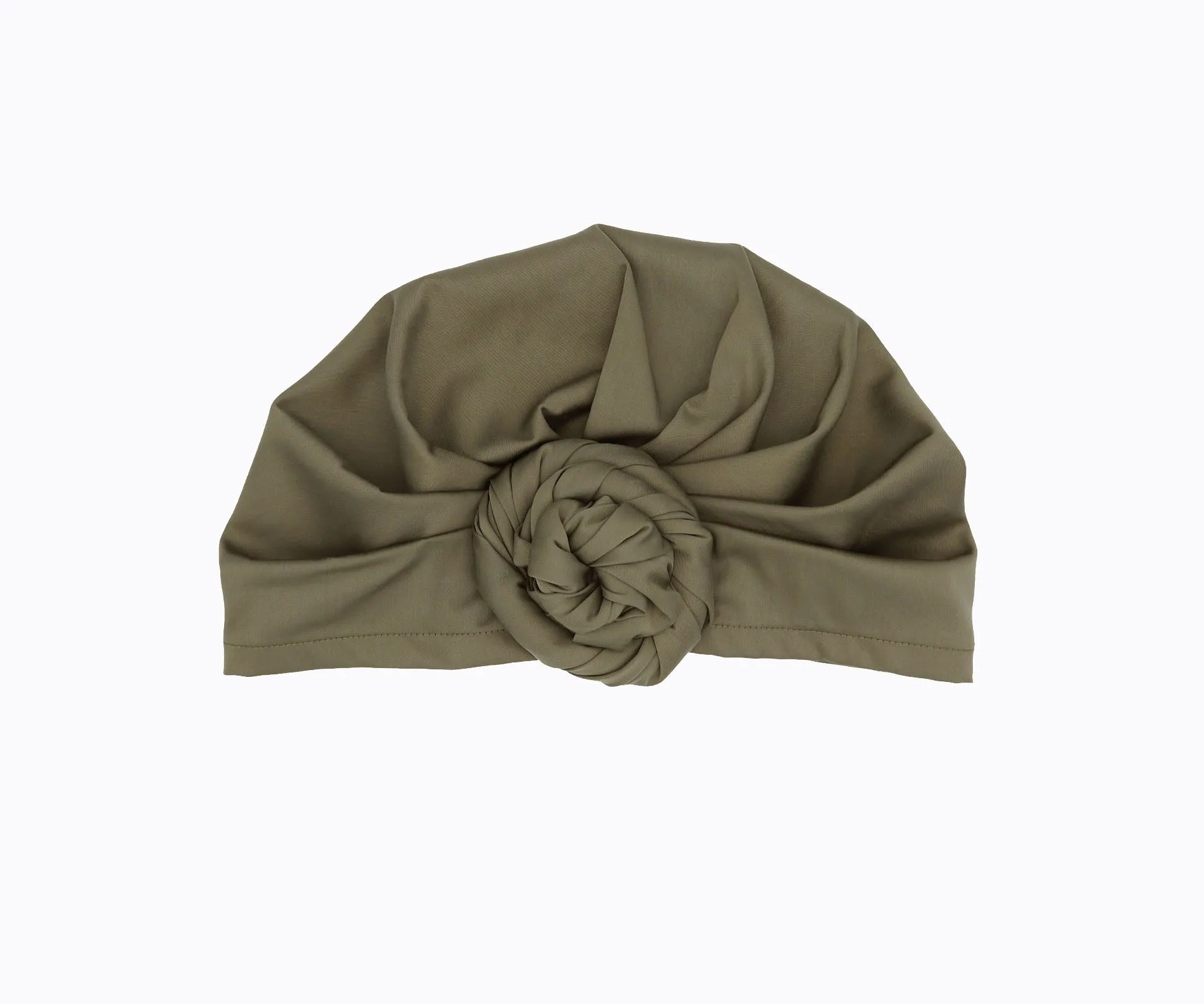 Top-Bun Turban- olive