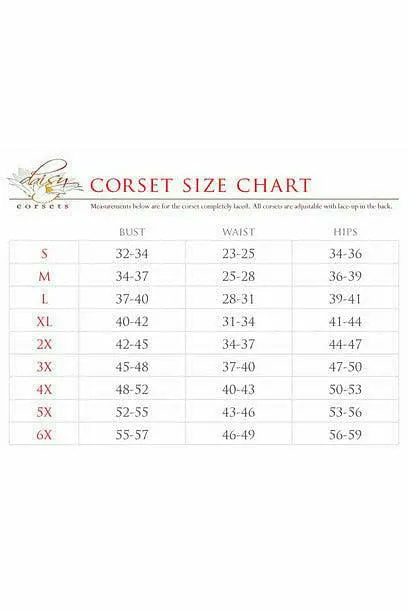 Top Drawer Pink Burlesque Underwire Curvy Cut Waist Cincher Corset