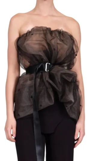 Transparent Silk Double Top