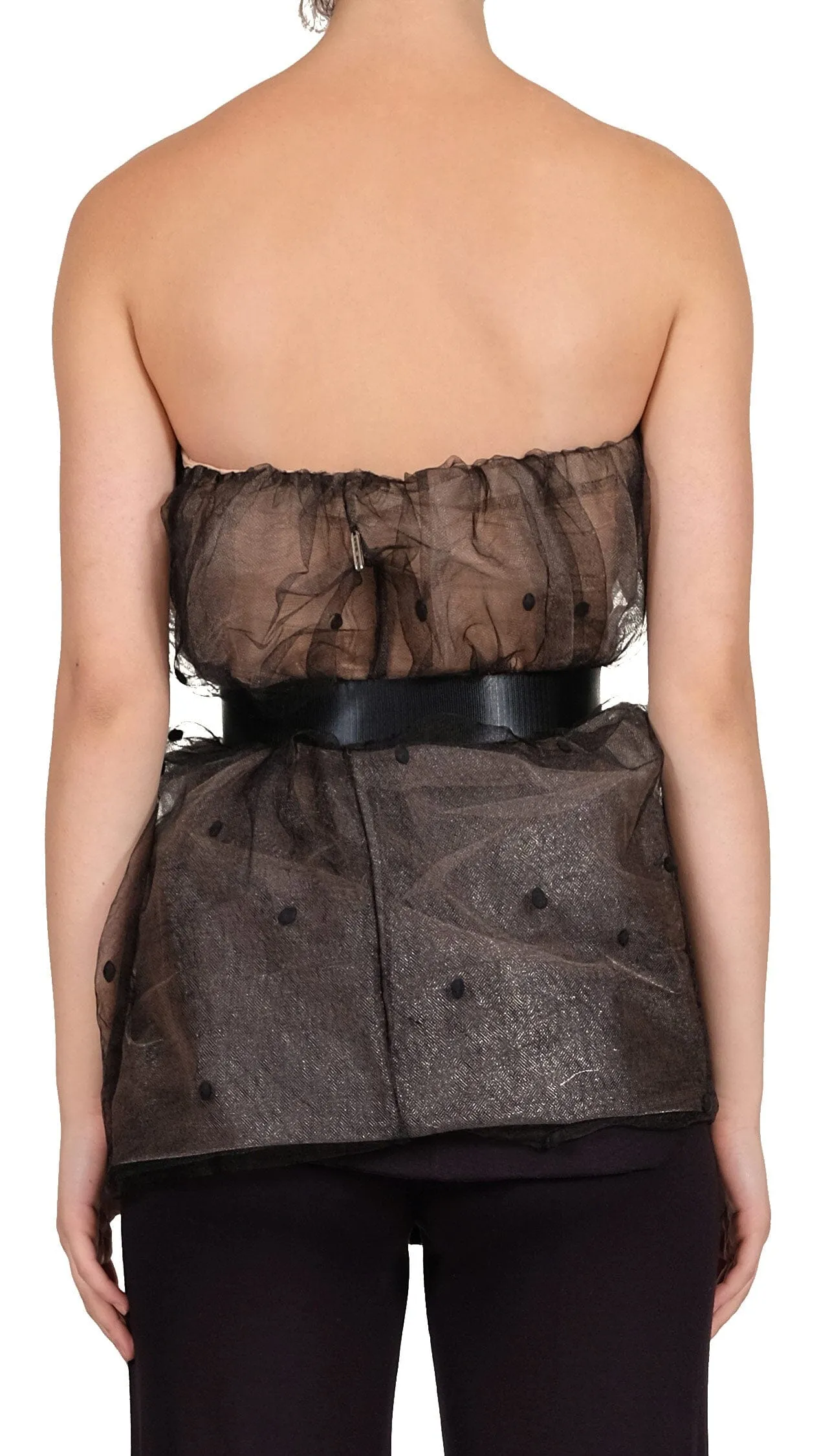 Transparent Silk Double Top