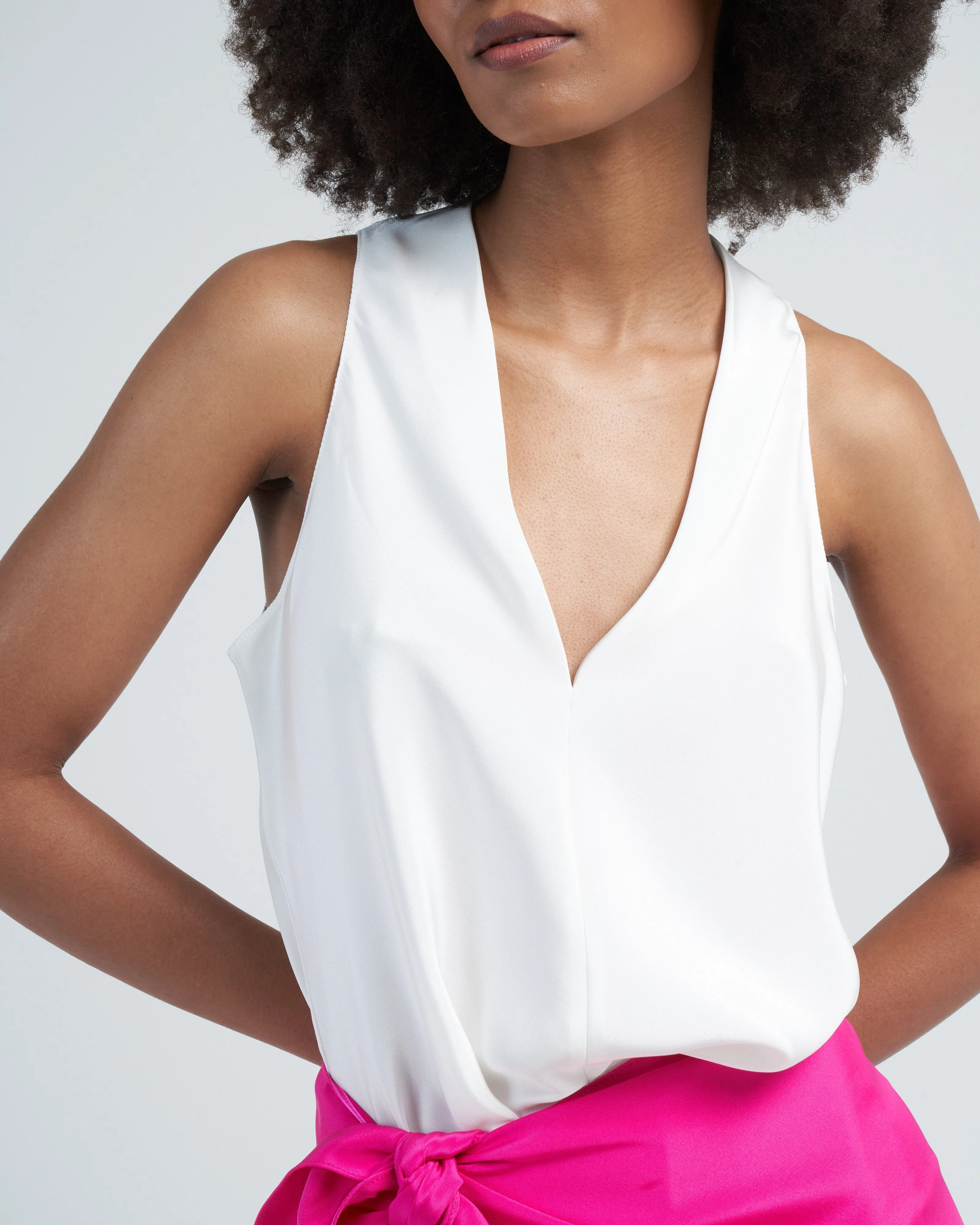 tux tank - white