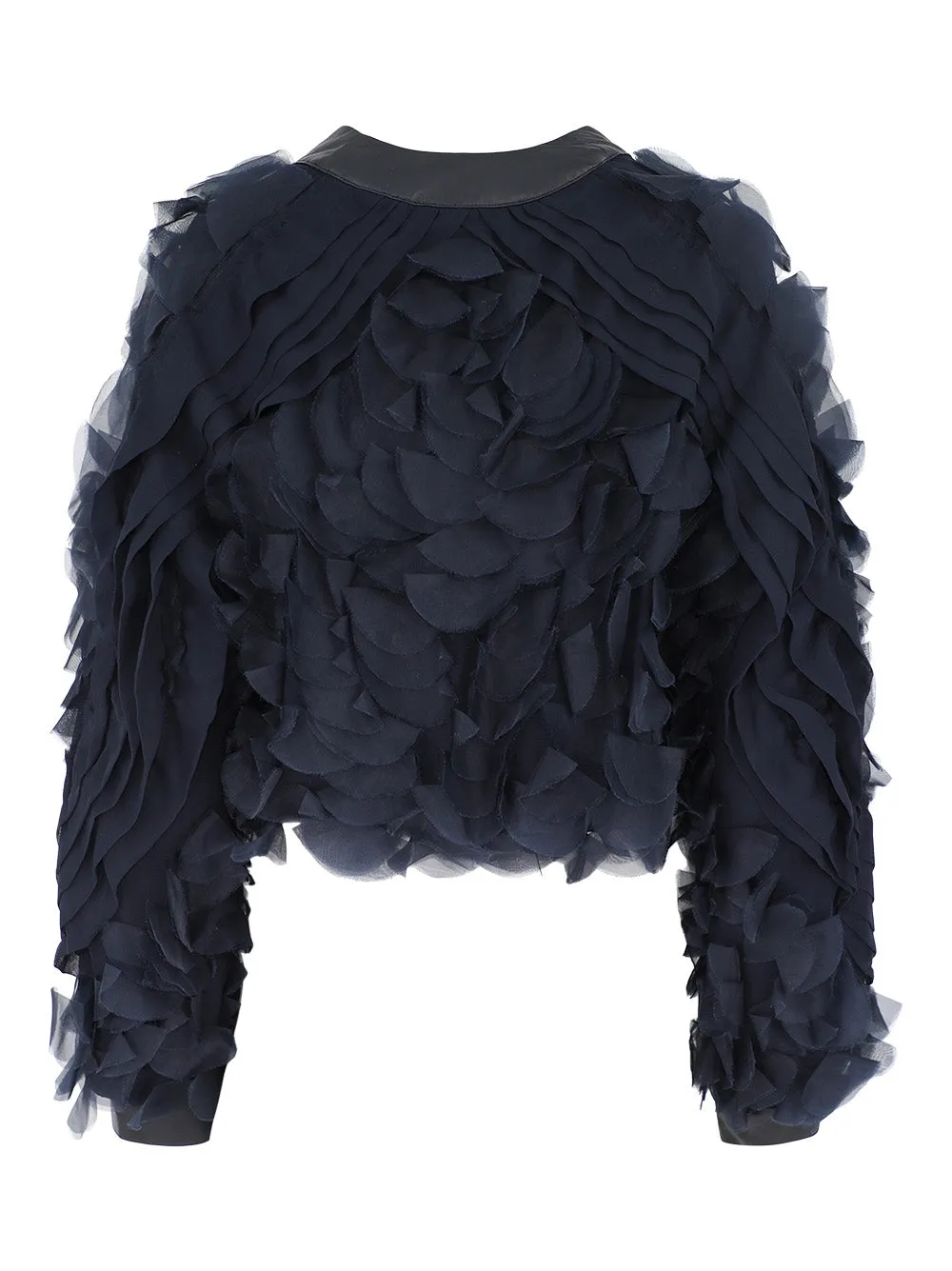 TWP Cry Me a River Cardi in Midnight Silk Organza