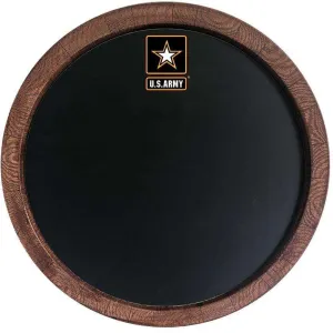 US Army: Chalkboard "Faux" Barrel Top Sign