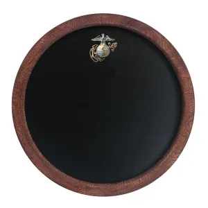 US Marine Corps: Chalkboard "Faux" Barrel Top Sign