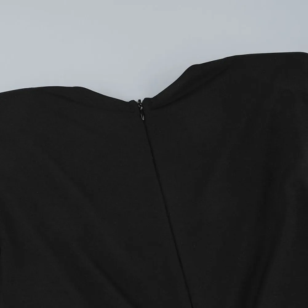 V Neck Long Sleeve Low Cut Maxi Dress ZNSBA1180