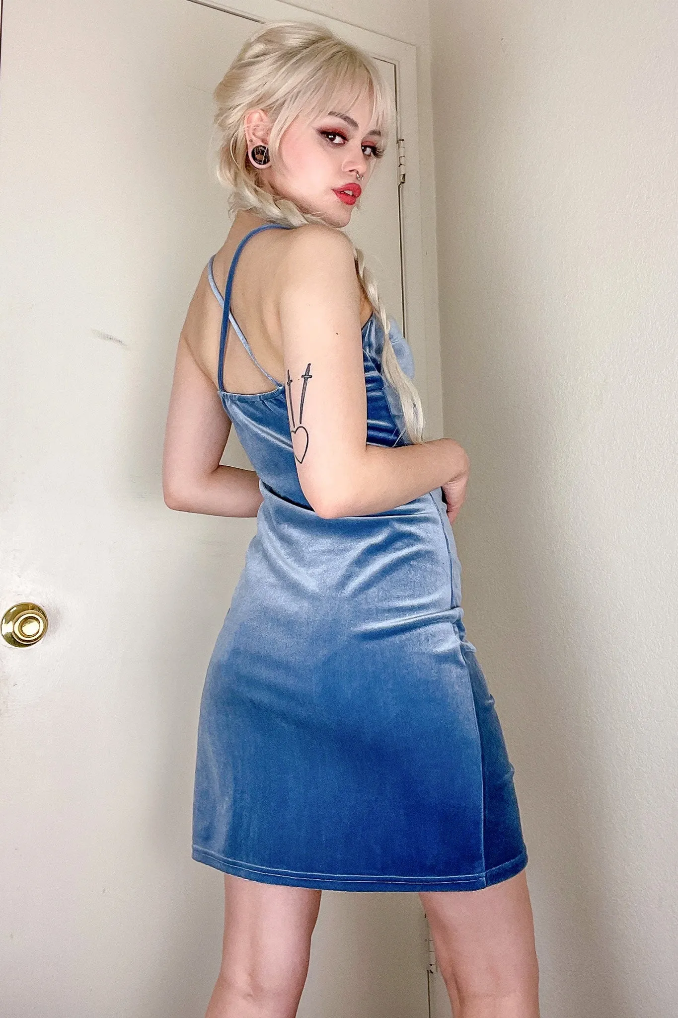 Velvet Dream Ribbon Dress