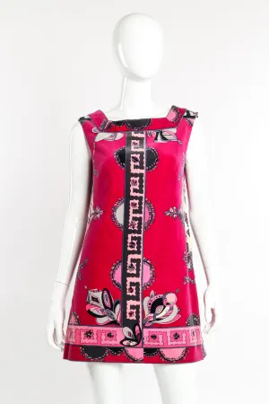 Velvet Mod Mini Dress