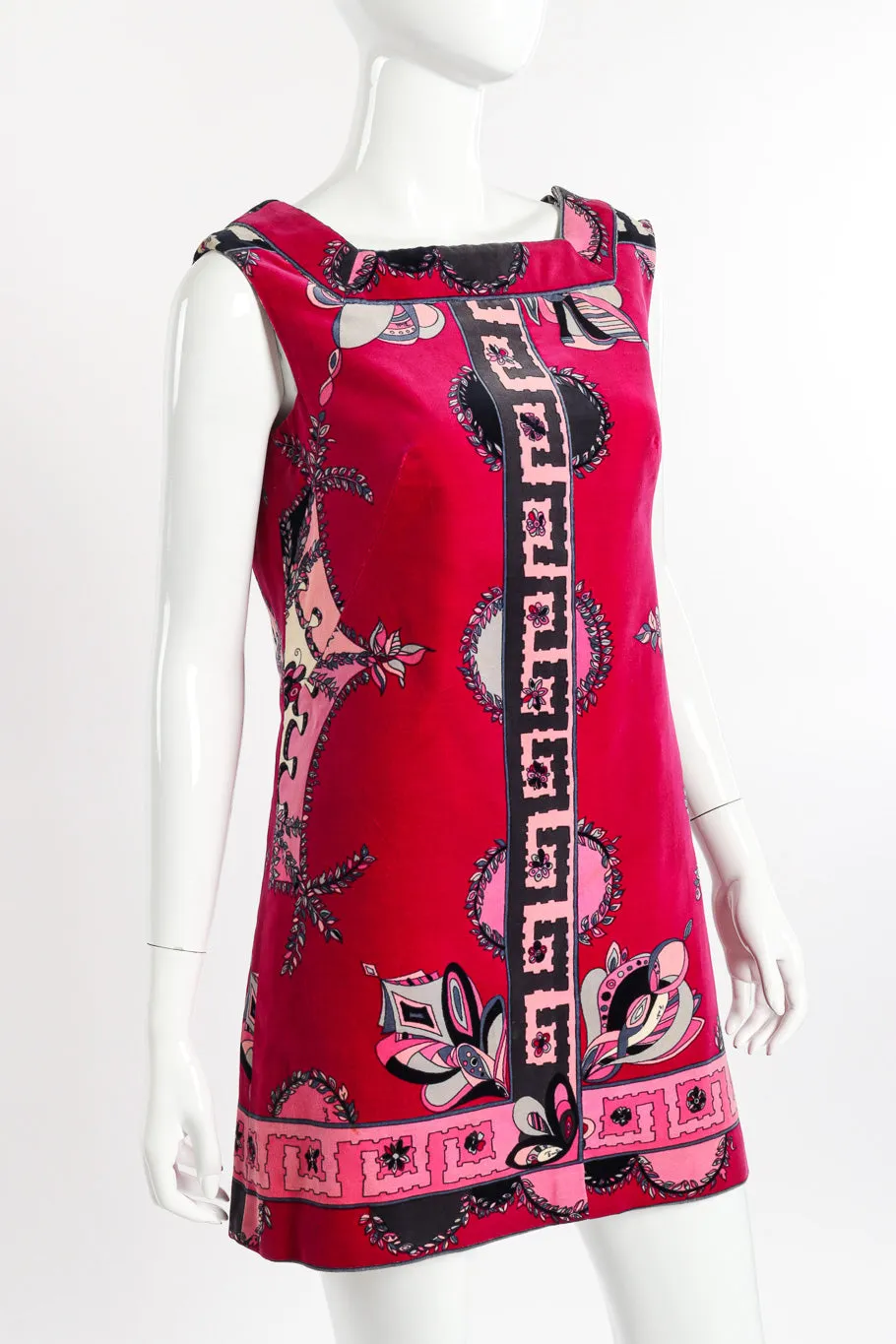 Velvet Mod Mini Dress