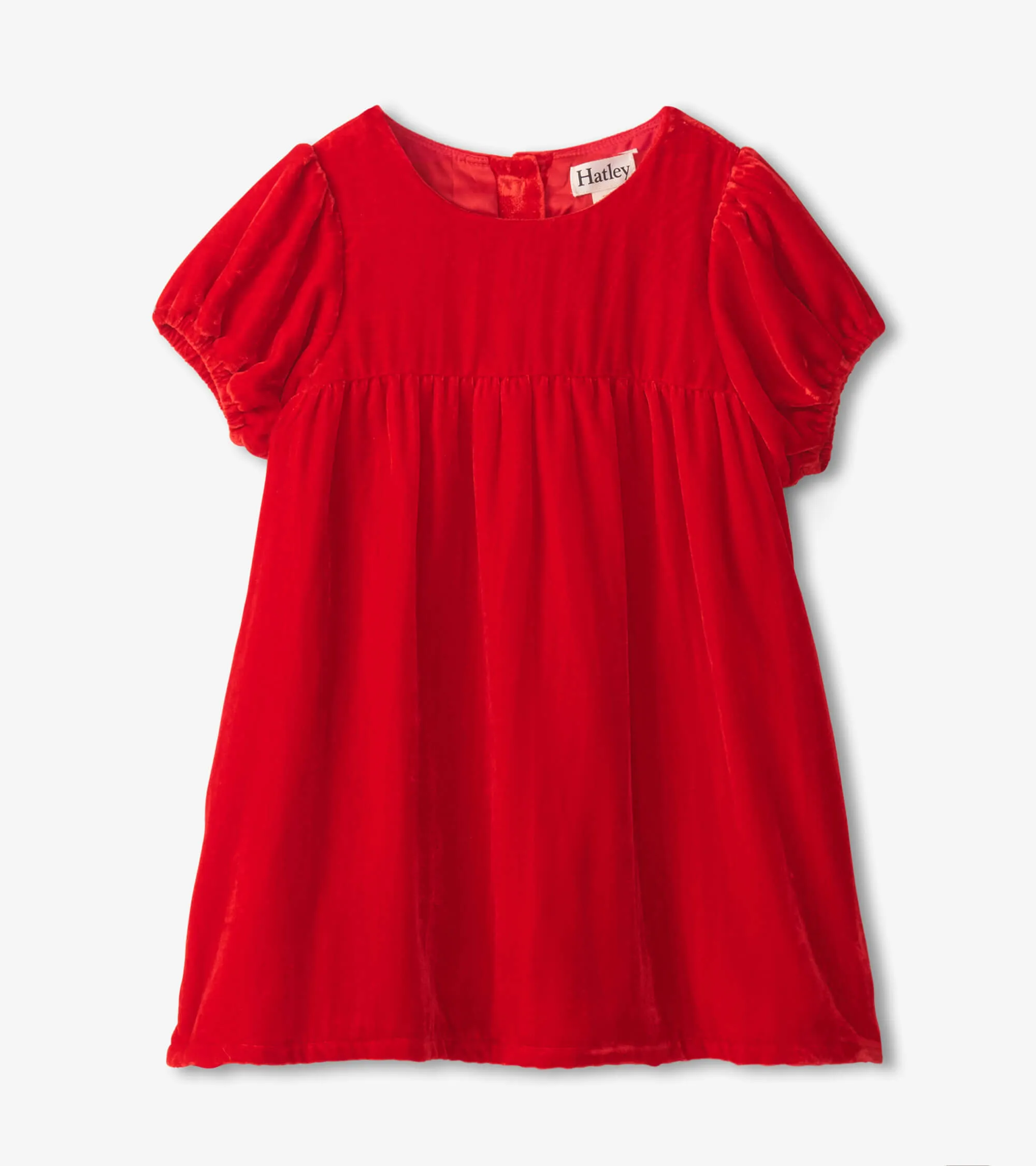 Velvet Pinafore Baby Dress
