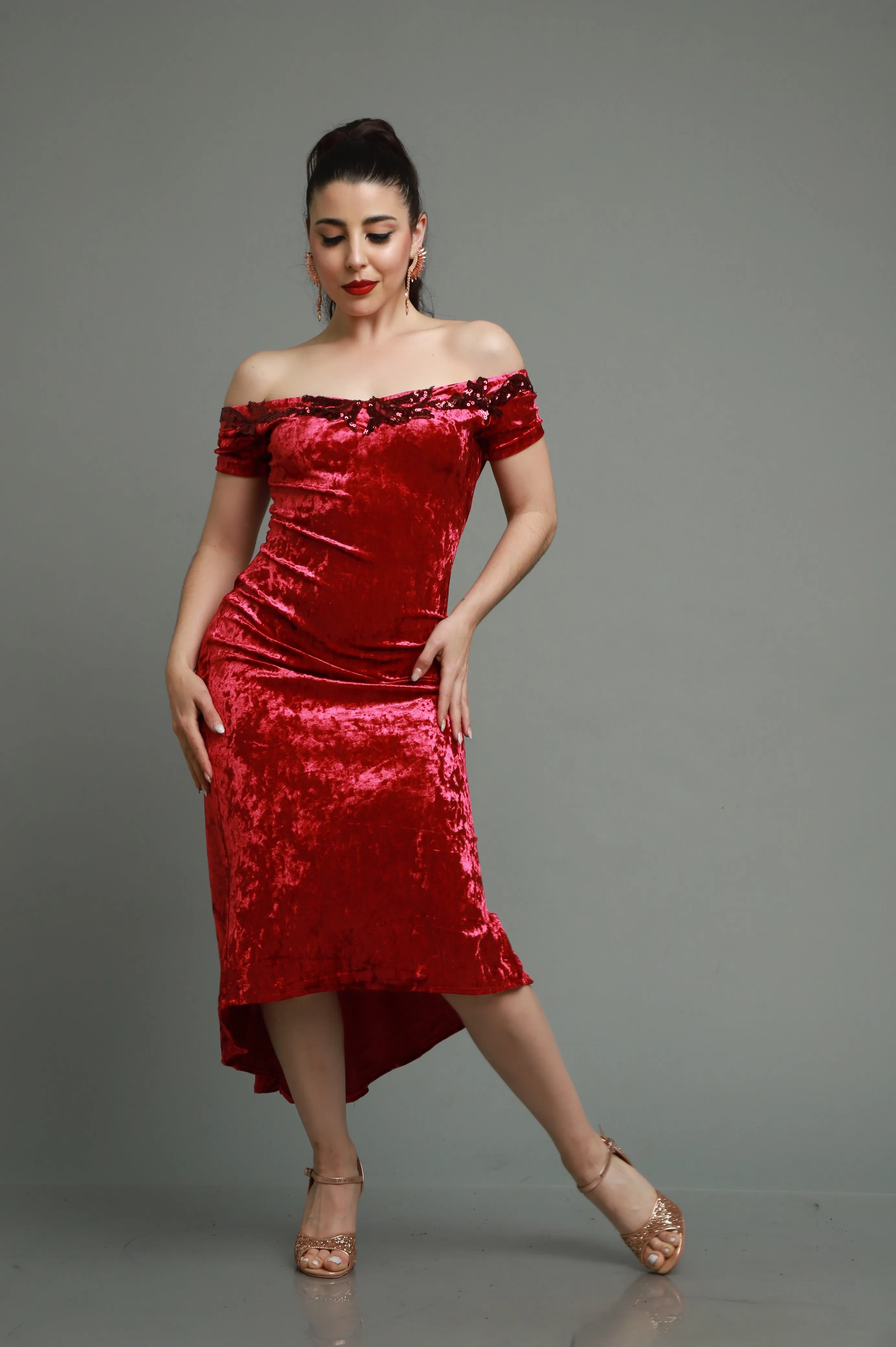 Vestido Tango Salón ML748 R