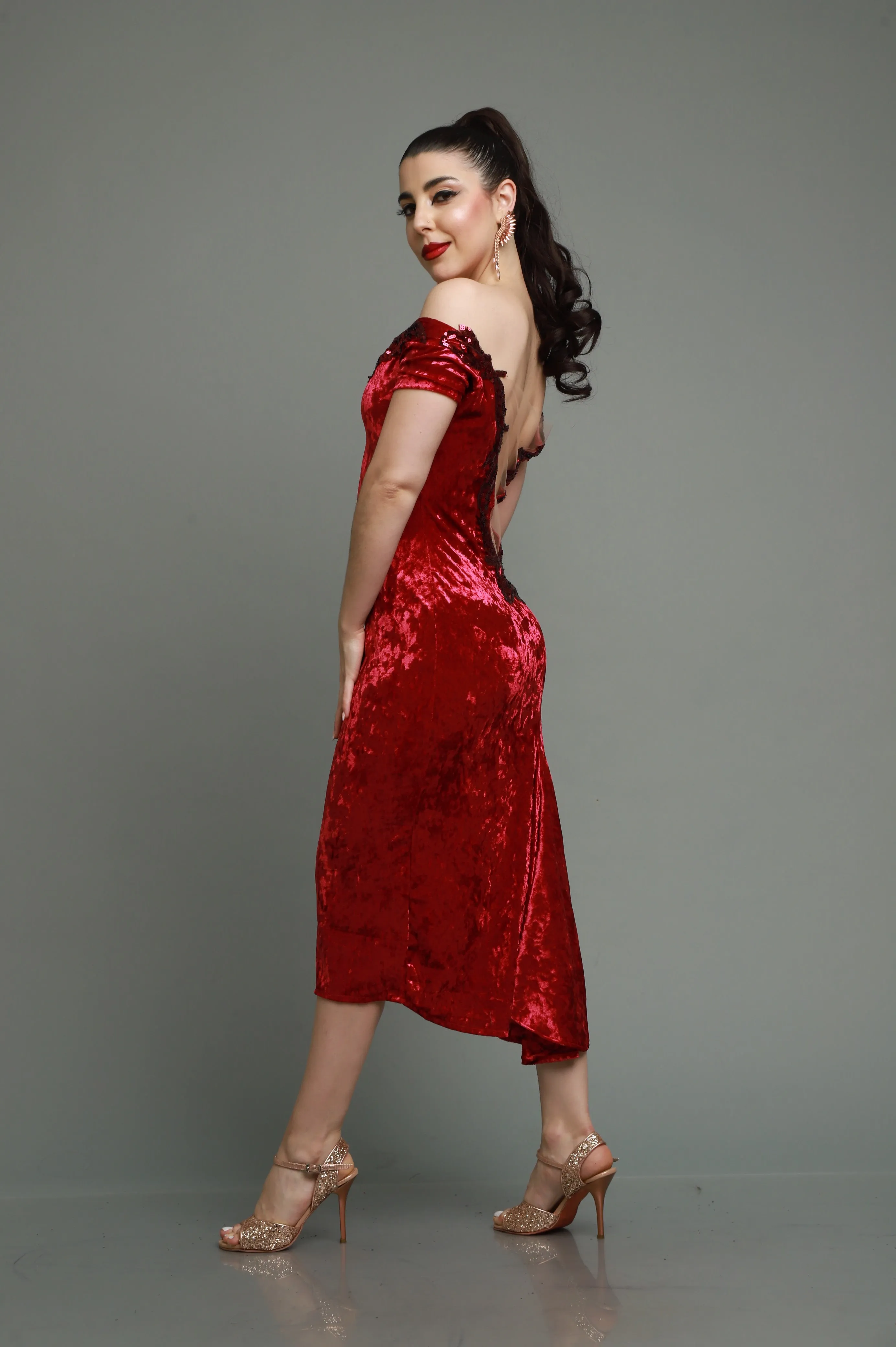 Vestido Tango Salón ML748 R