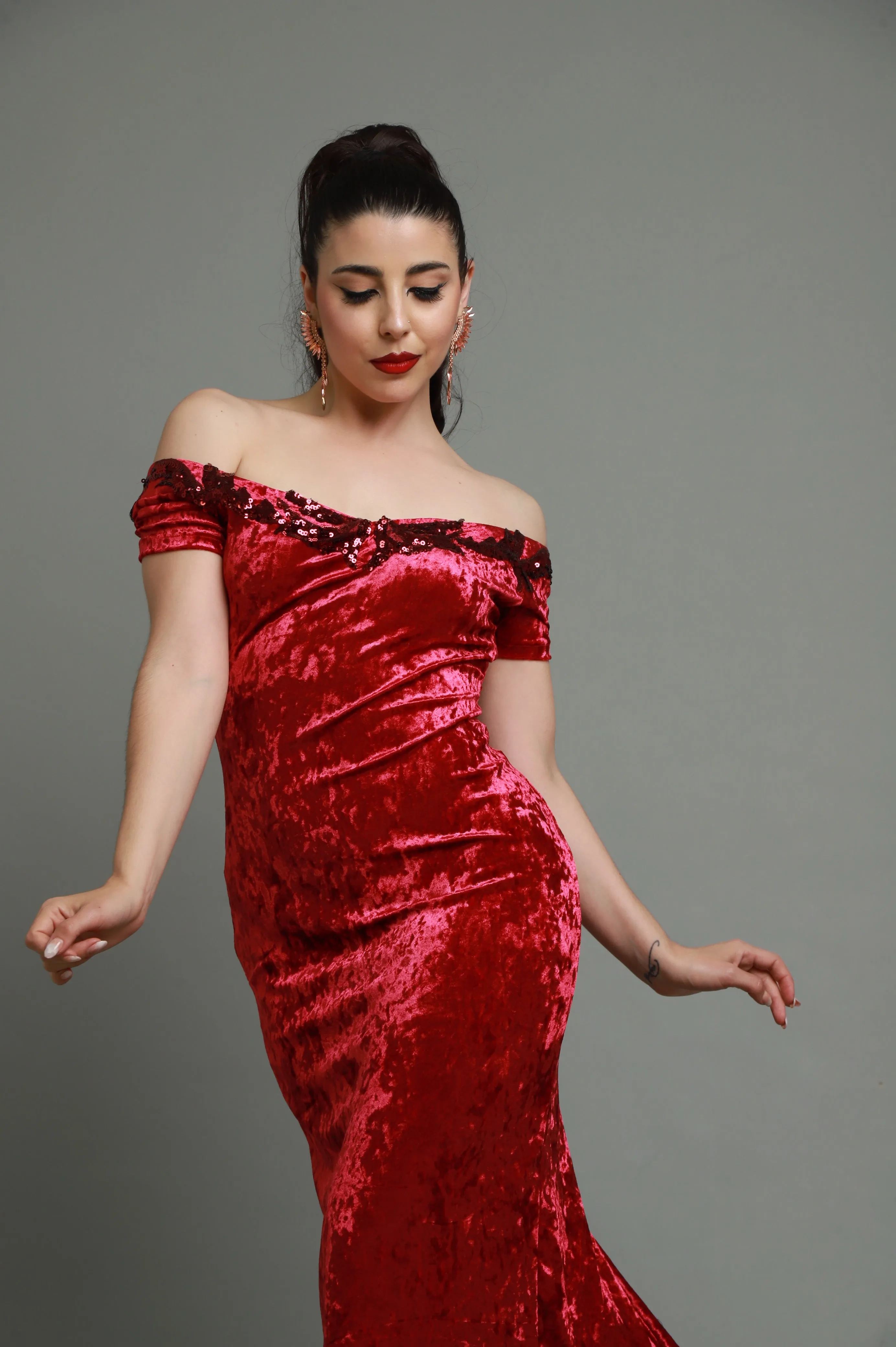 Vestido Tango Salón ML748 R
