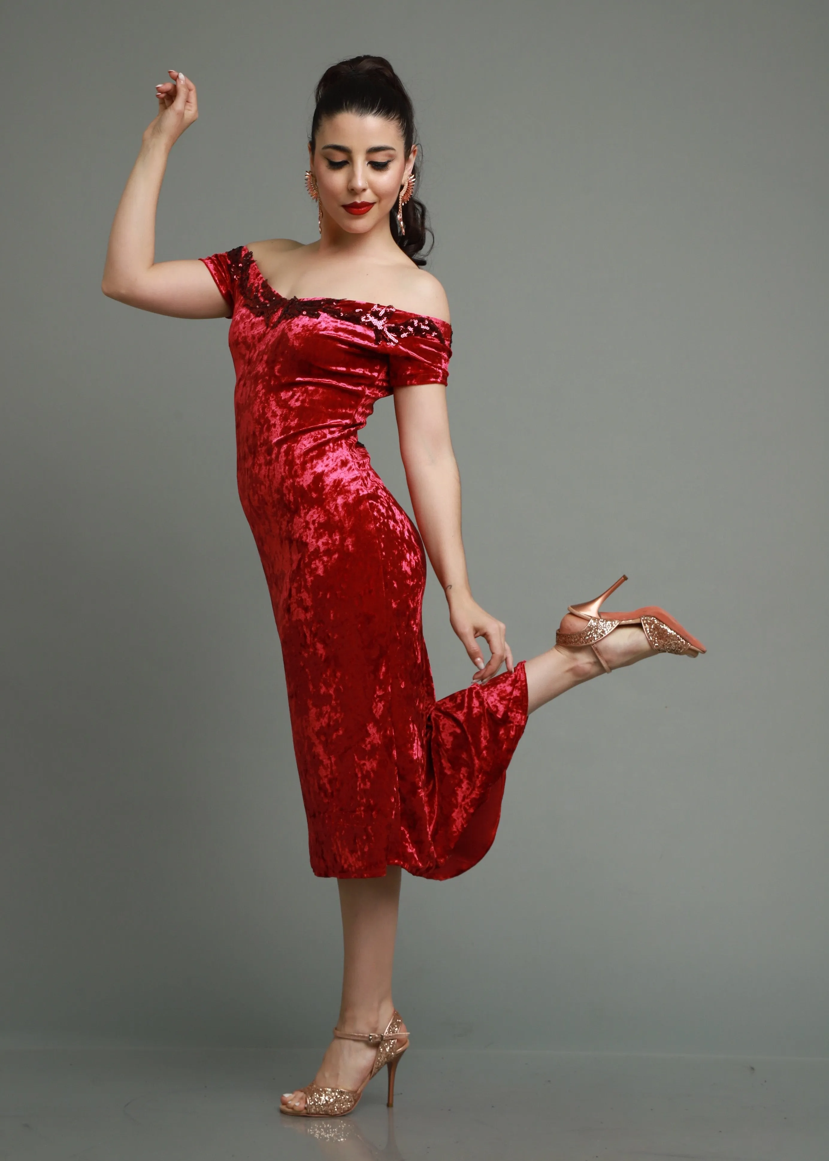 Vestido Tango Salón ML748 R