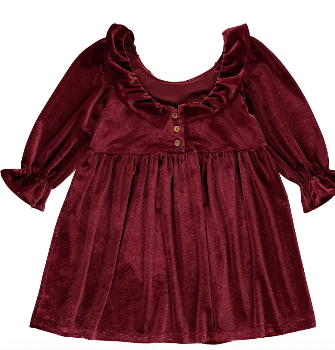 Vignette “Milly” Velvet Christmas Dress: Sizes 2 to 8 Years