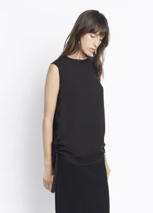 Vince Rouched Rib Tank