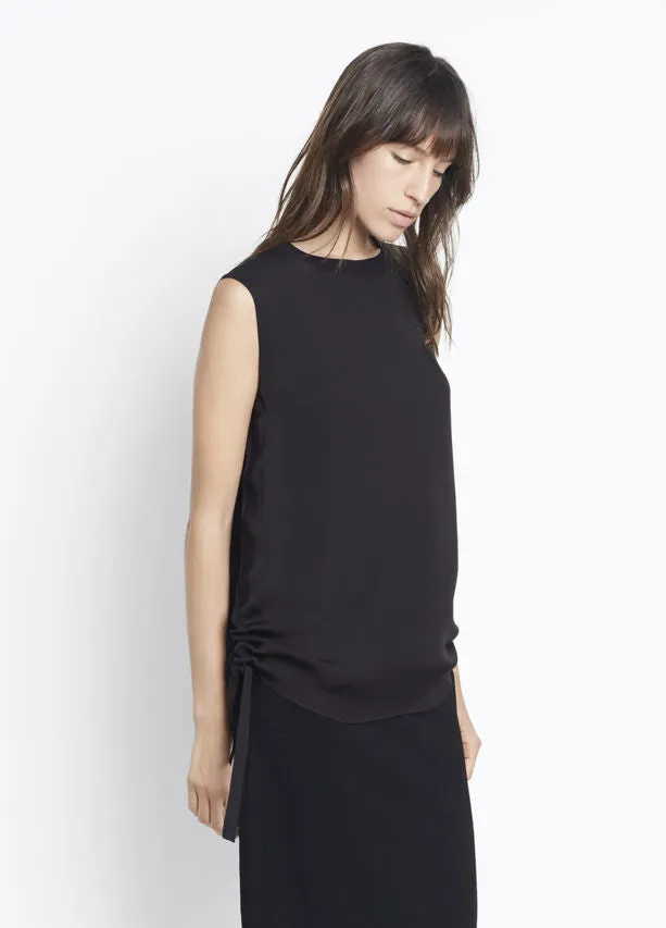 Vince Rouched Rib Tank