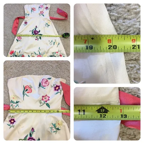 Vintage Tibi strapless dress