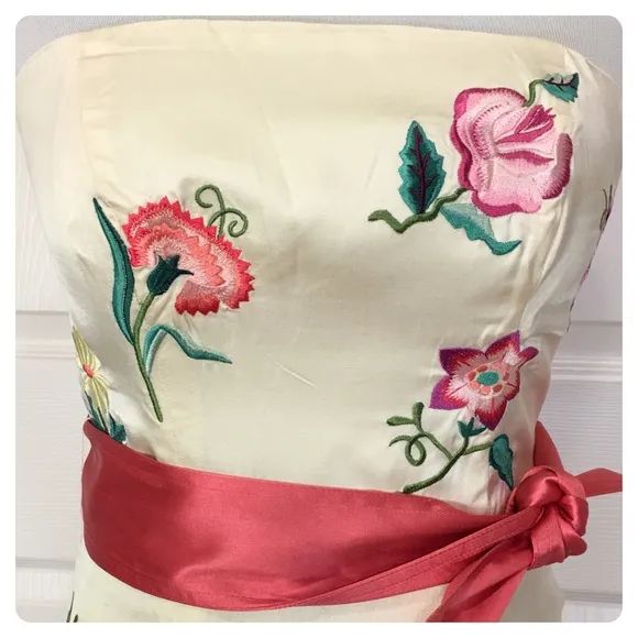 Vintage Tibi strapless dress