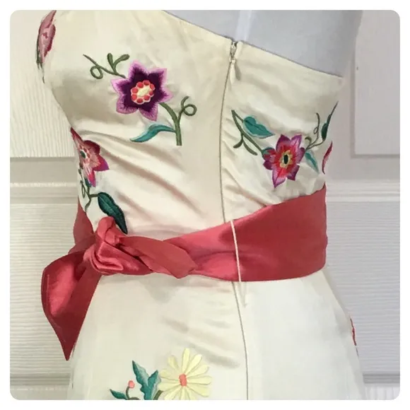 Vintage Tibi strapless dress
