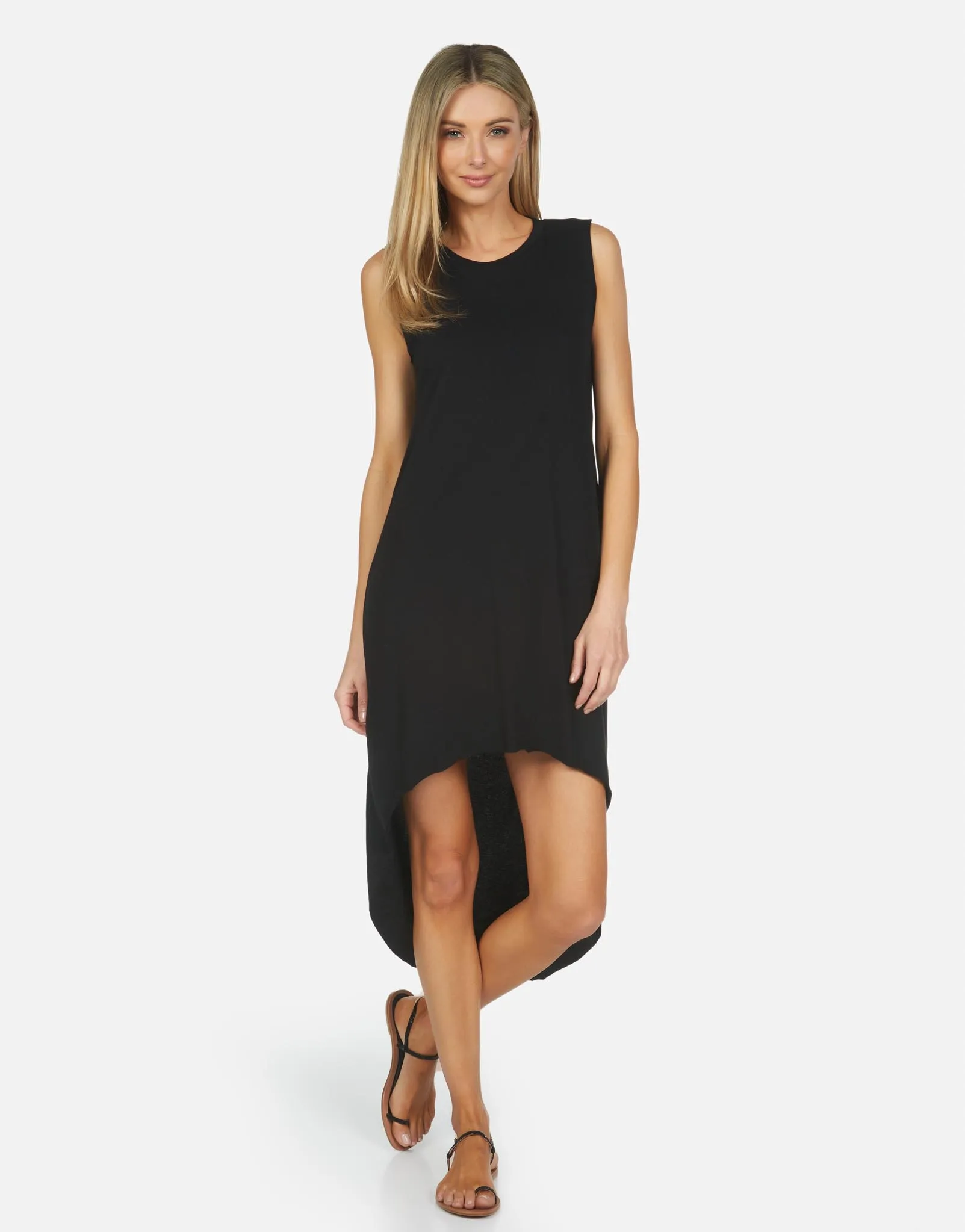 Walt LE Black High Low Dress