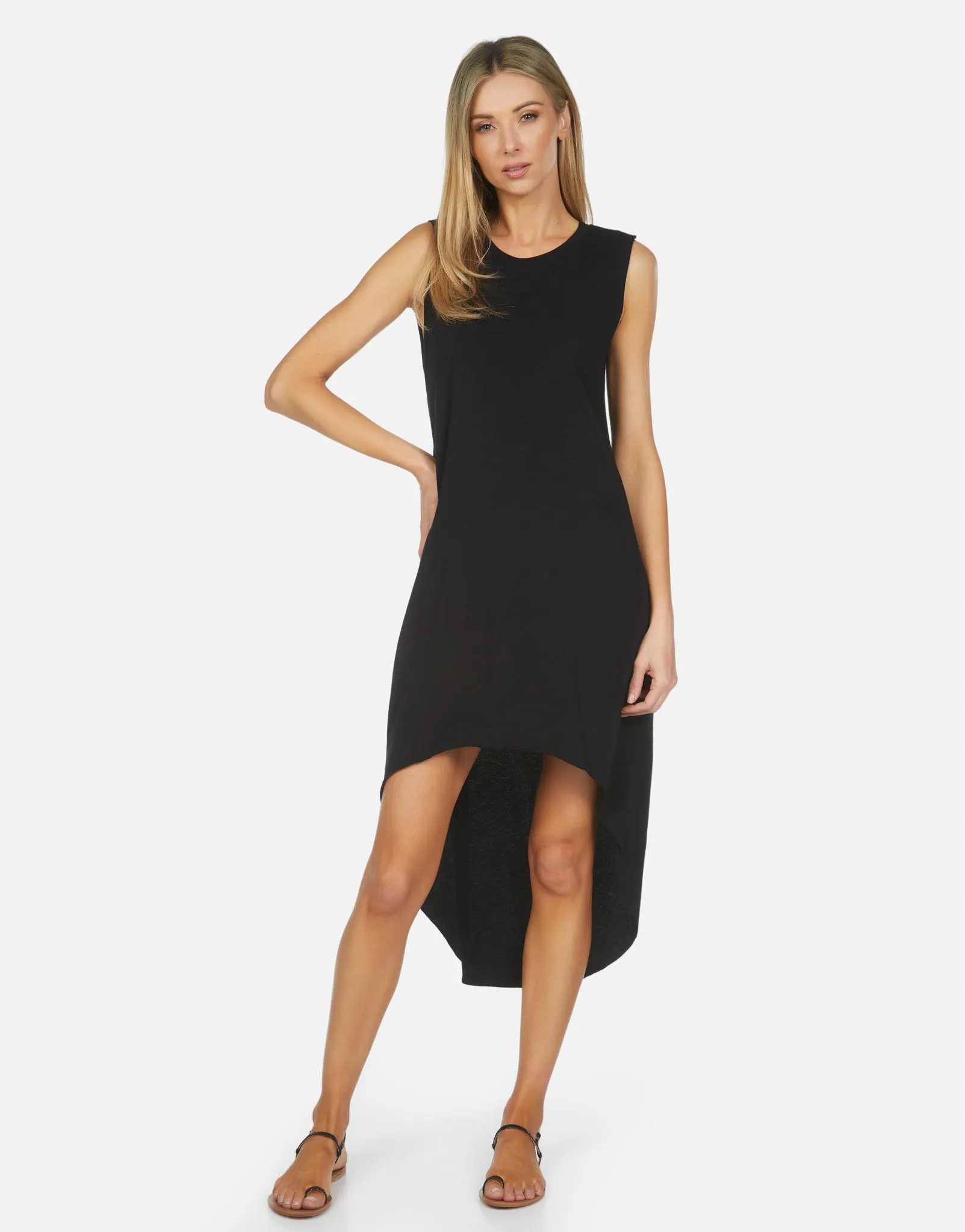 Walt LE Black High Low Dress