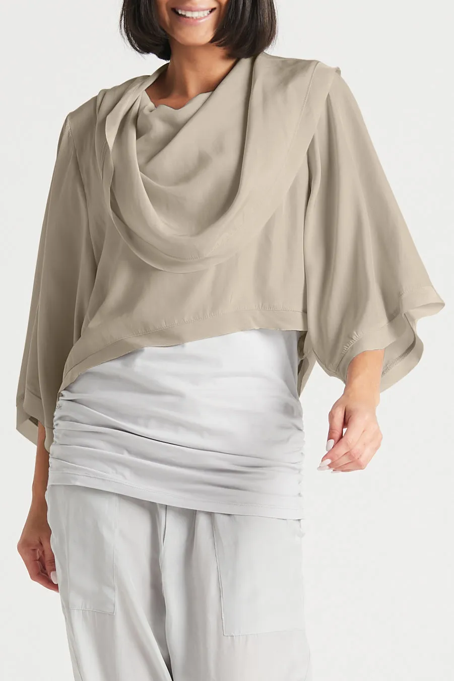 Washable Silk Jackie O Top