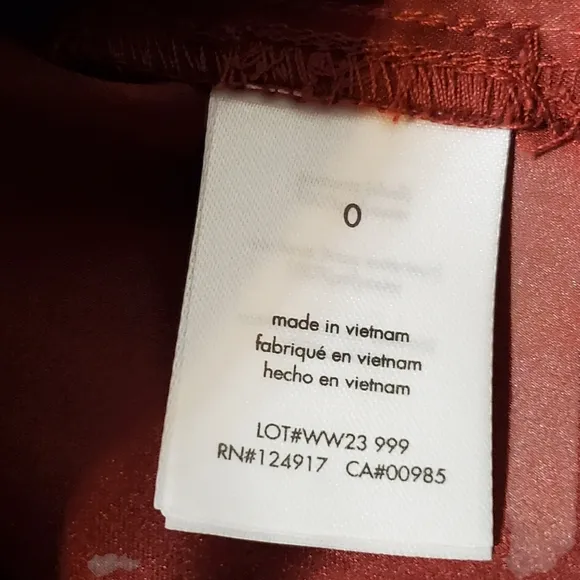 Weworewhat Strapless Faux Fur Brown Satin Mini Dress Invisible zip Size 0