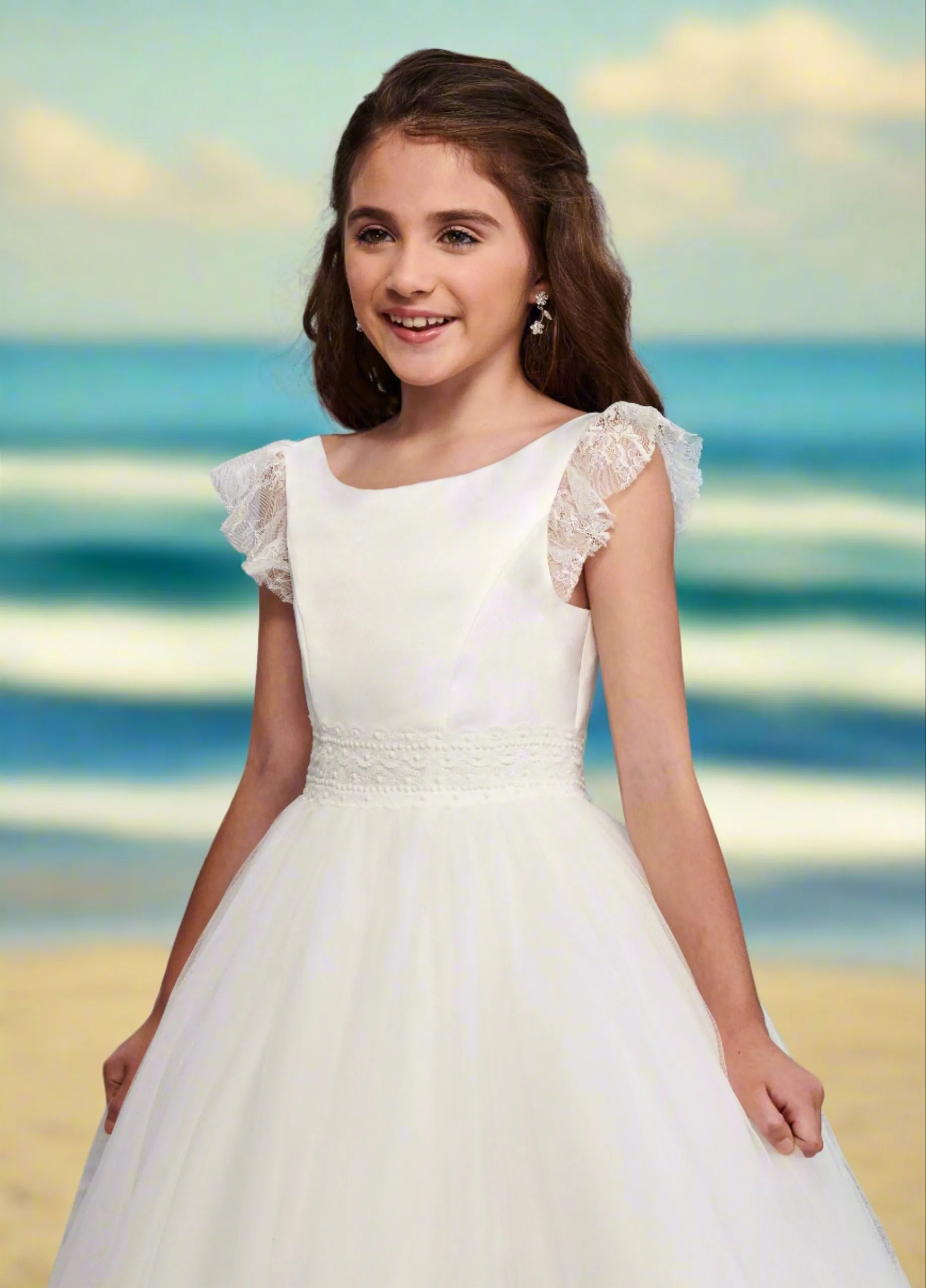Whimsical Ruffled Lace Dress