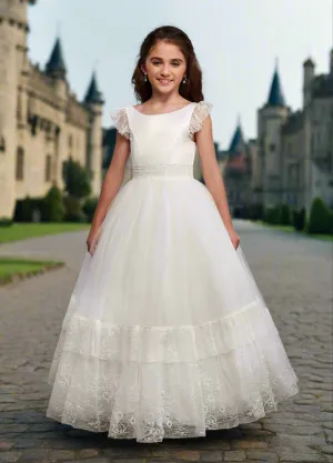 Whimsical Ruffled Lace Dress