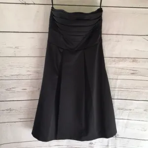 White House Black market black strapless dress 0