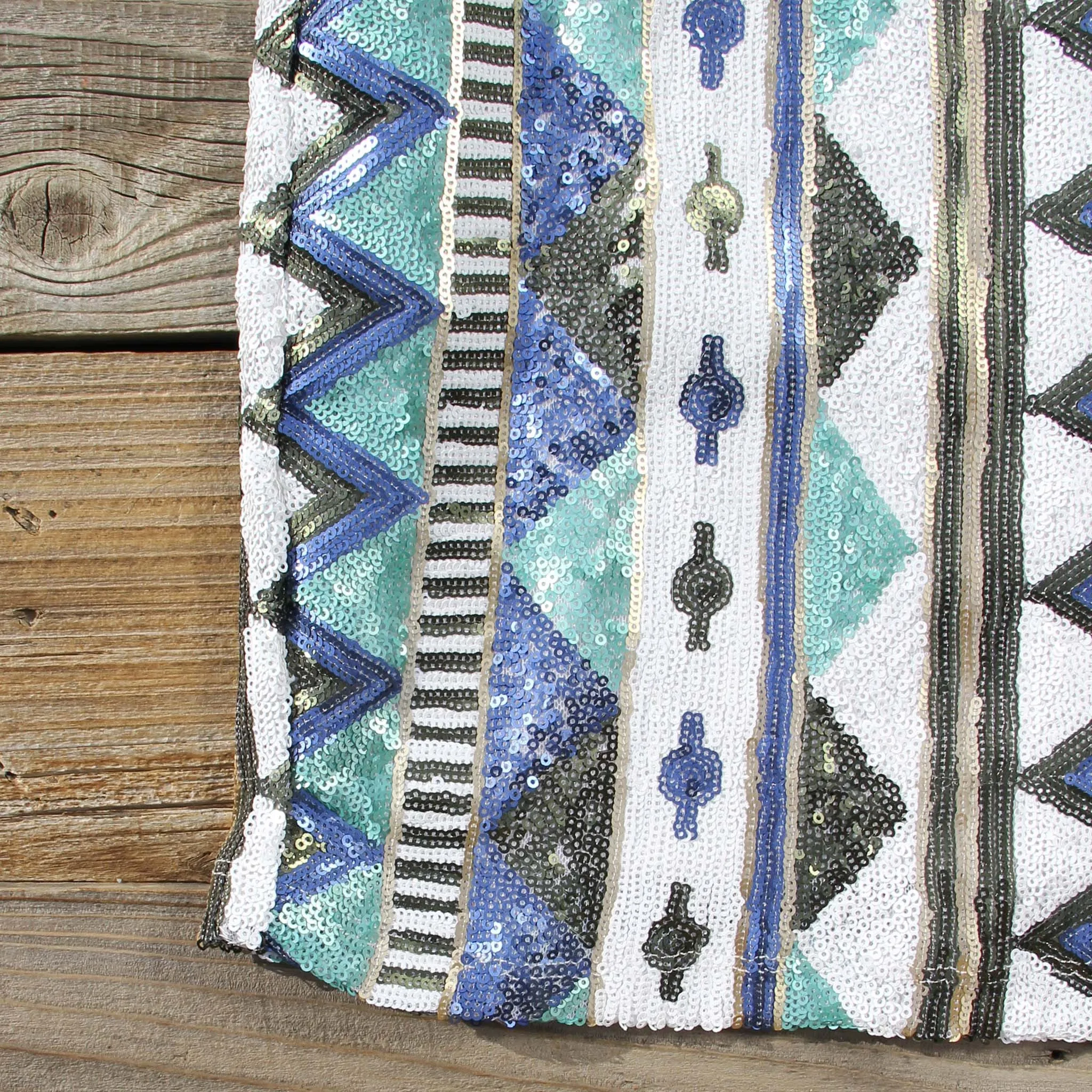 Winter Lake Beaded Dress