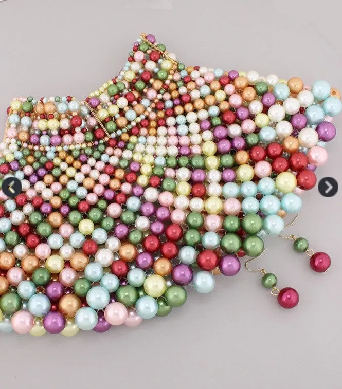 WORLD OF PEARLS BIB CHOKER