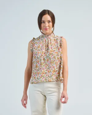 wylder garden party silk shirt