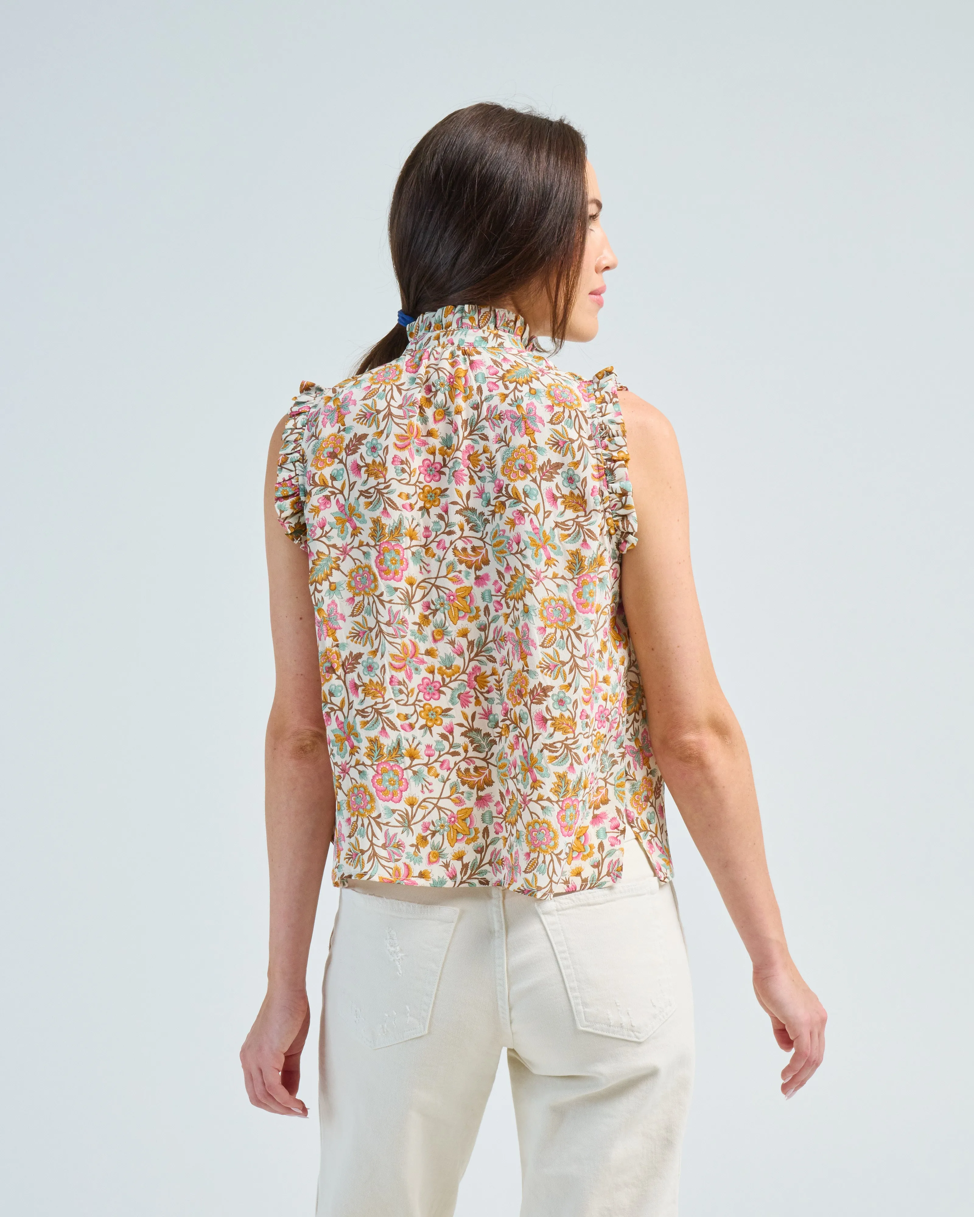 wylder garden party silk shirt