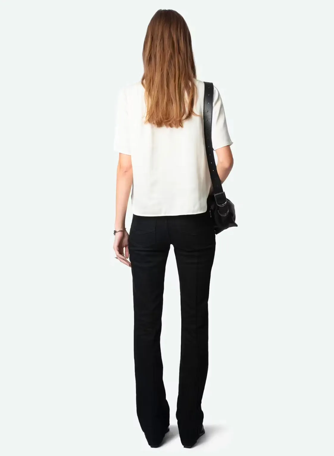 ZADIG&VOLTAIRE - Topher Satin Top - Flake