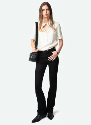 ZADIG&VOLTAIRE - Topher Satin Top - Flake